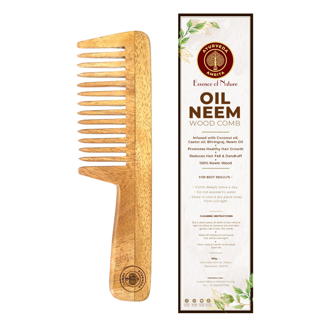 Oil Neem Wood Comb