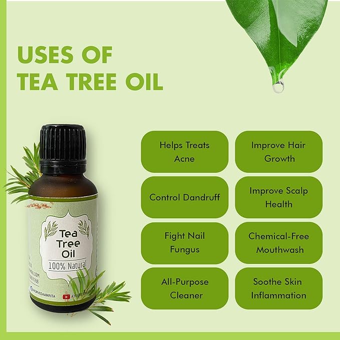बिना पतला चाय के पेड़ का आवश्यक तेल 
