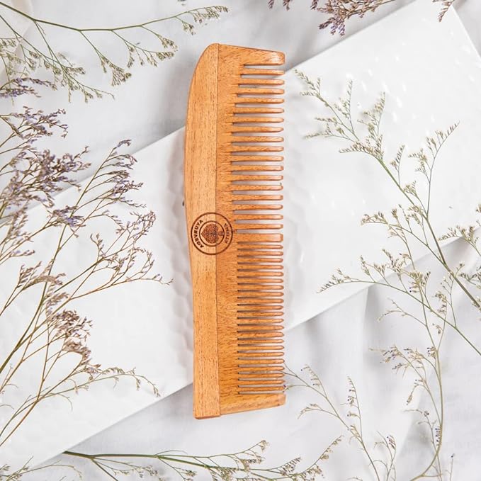 Neem Wood Comb Twin Tooth